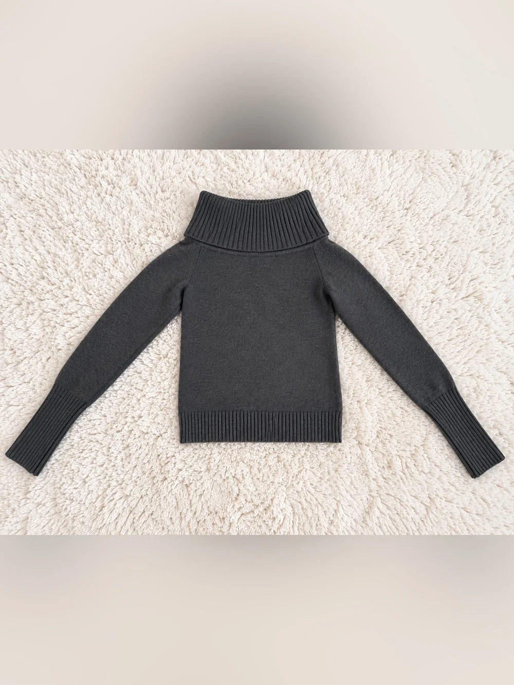 NWOT Aritzia Sunday Best Topaz Off Shoulder Sweater – Heather Chrome – S